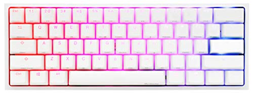 【付属品完備】Ducky One2 mini pure white rgb DUCKY CHANNEL Ducky One 2 Mini Pure White RGB 60% version
